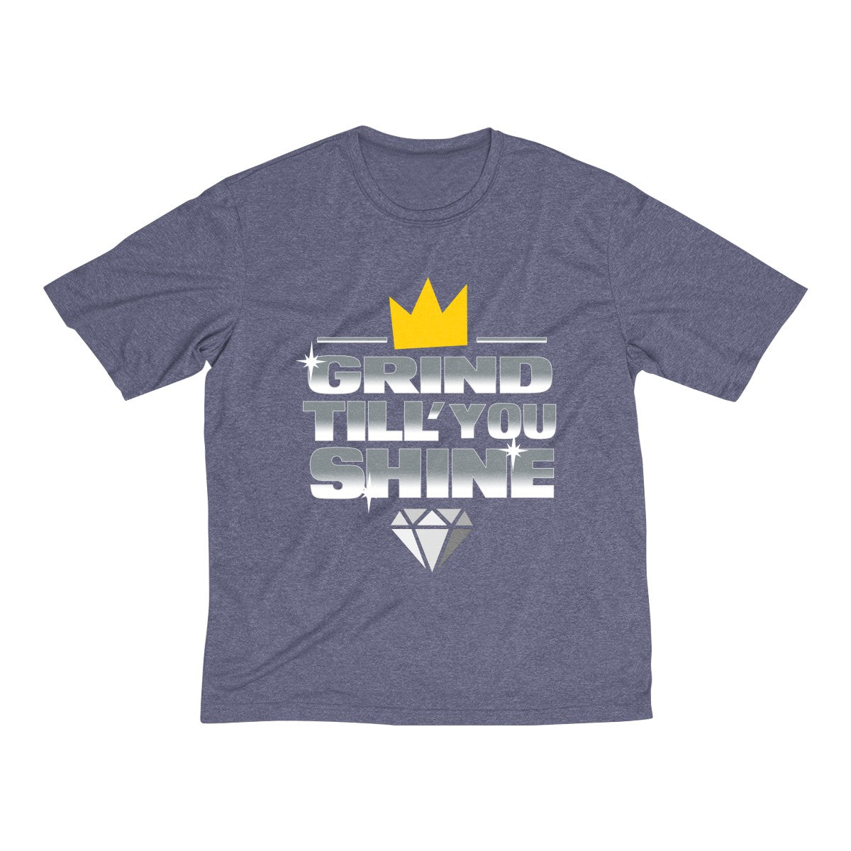 Grind Till You Shine | Men's Heather Dri-Fit Tee