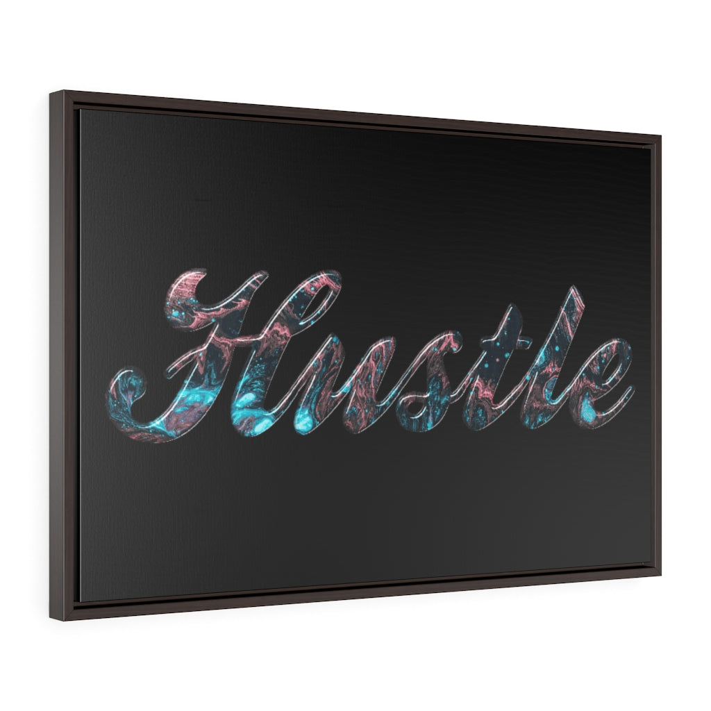 Hustle Marble | Framed Gallery Canvas