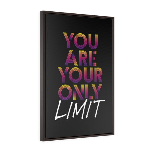 You Are Your Only Limit Mono | Framed Gallery Canvas