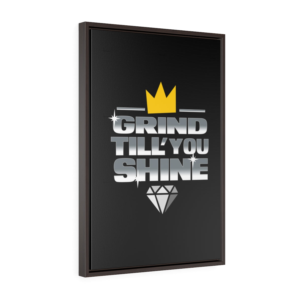 Grind Till You Shine | Framed Gallery Canvas