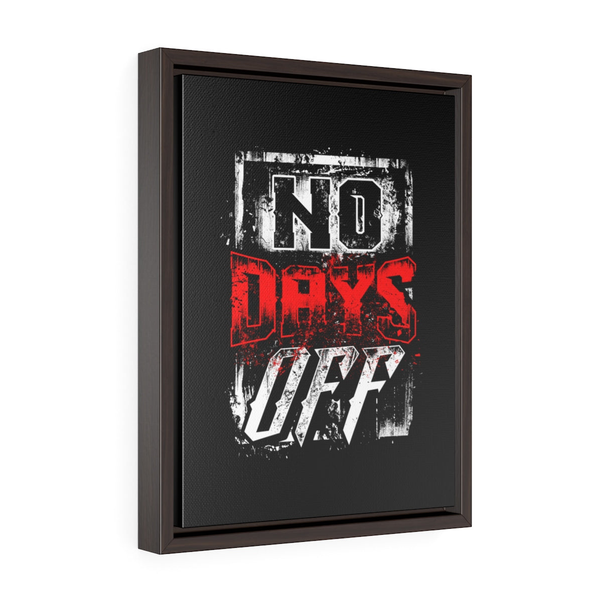 No Days Off | Framed Gallery Canvas