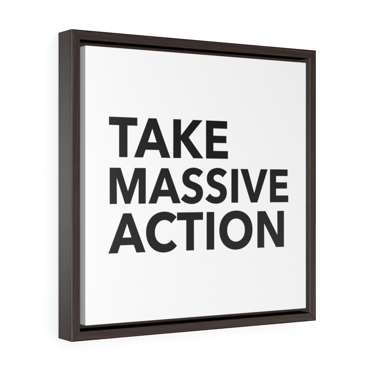 Take Massive Action  | Framed Gallery Canvas