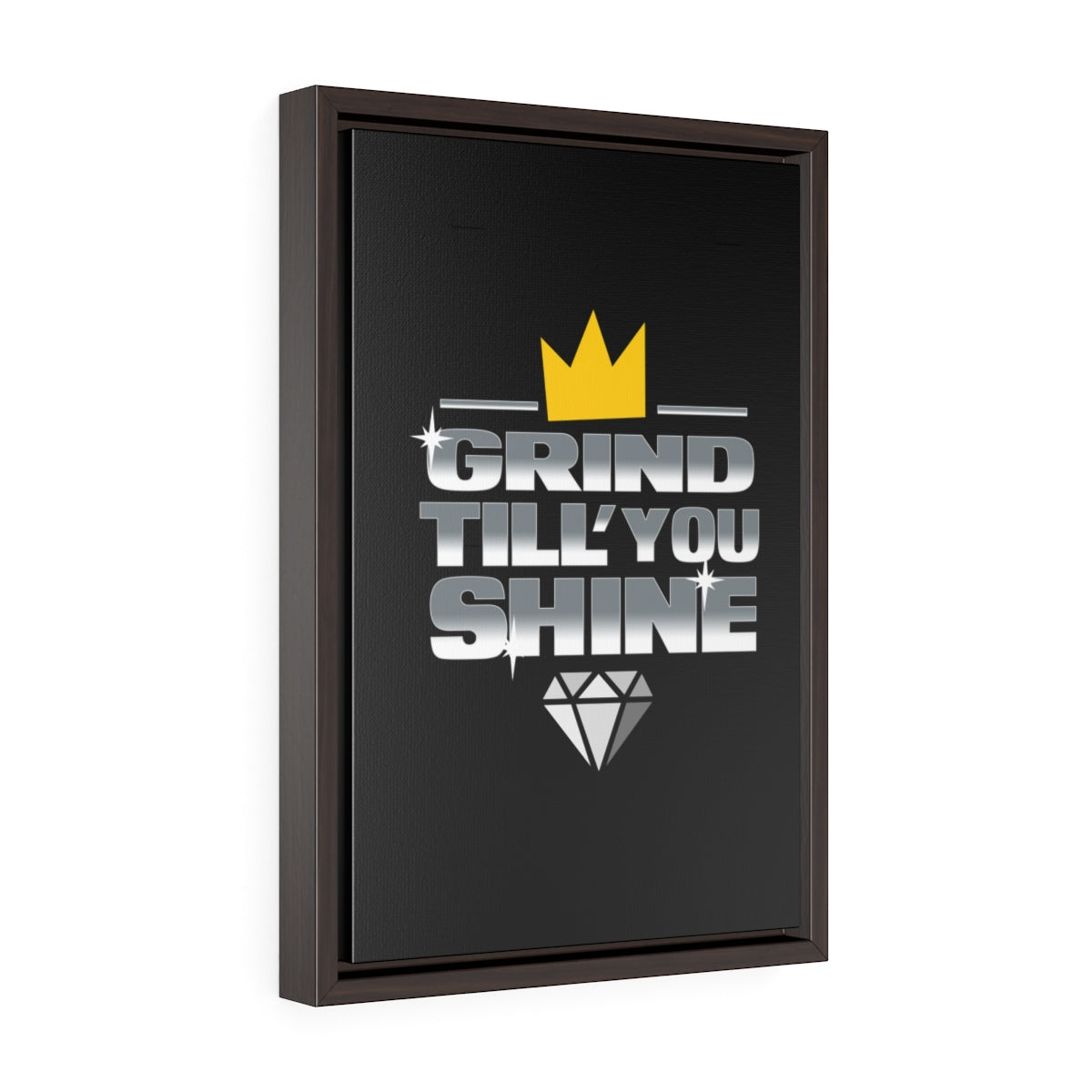 Grind Till You Shine | Framed Gallery Canvas
