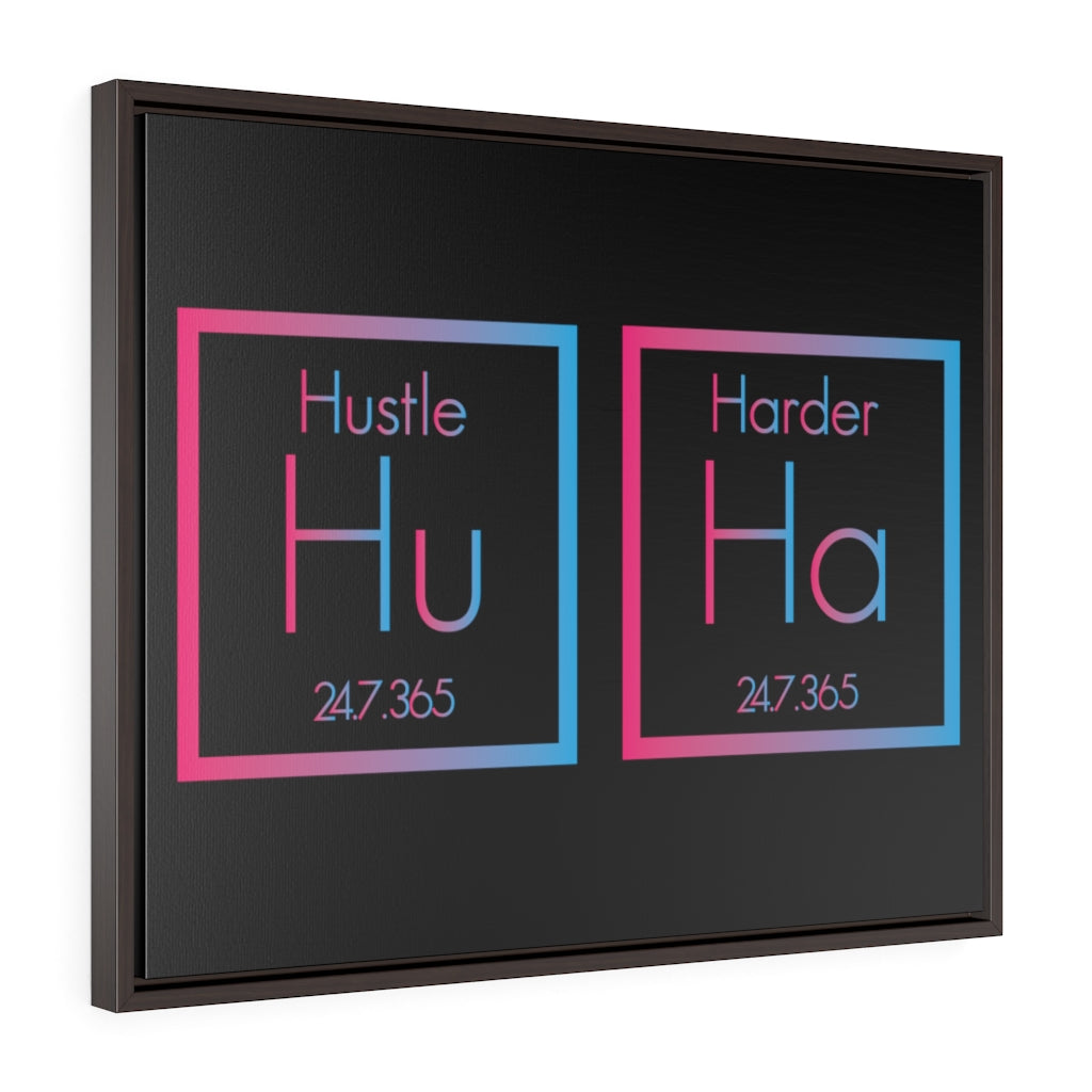Hustle Harder | Framed Gallery Canvas