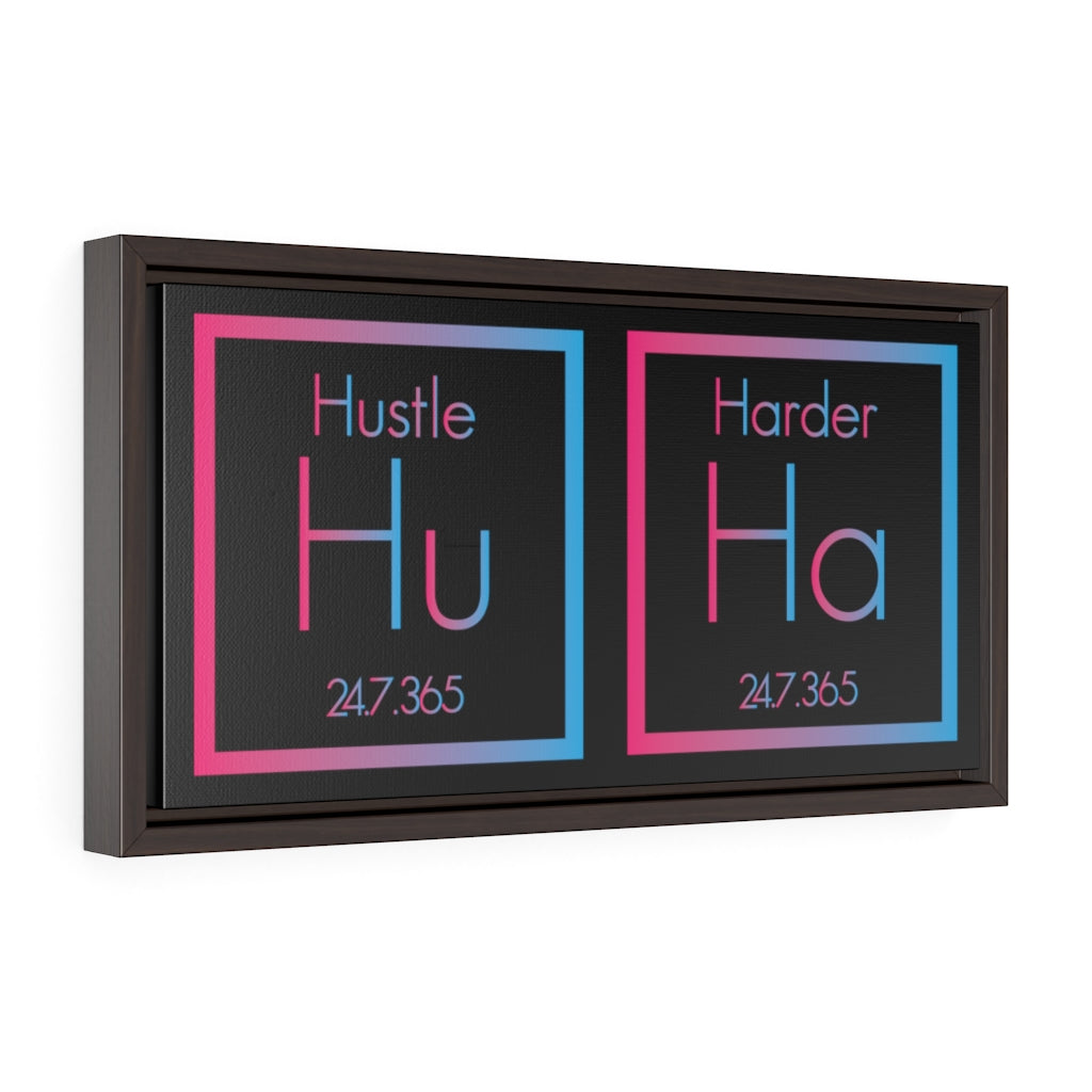 Hustle Harder | Framed Gallery Canvas