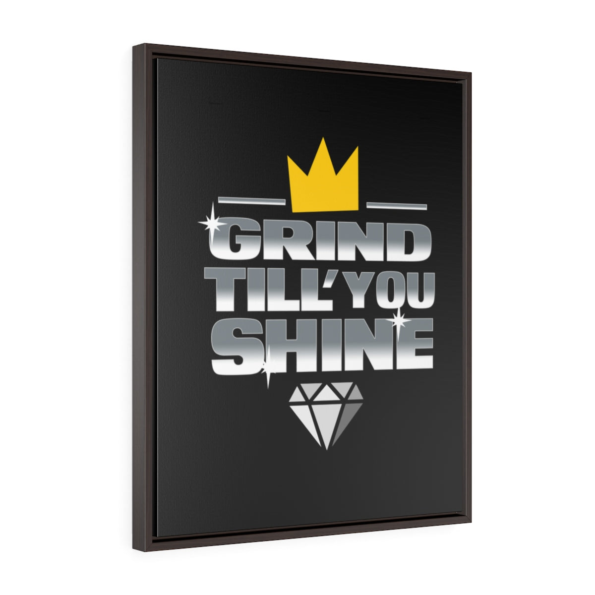 Grind Till You Shine | Framed Gallery Canvas