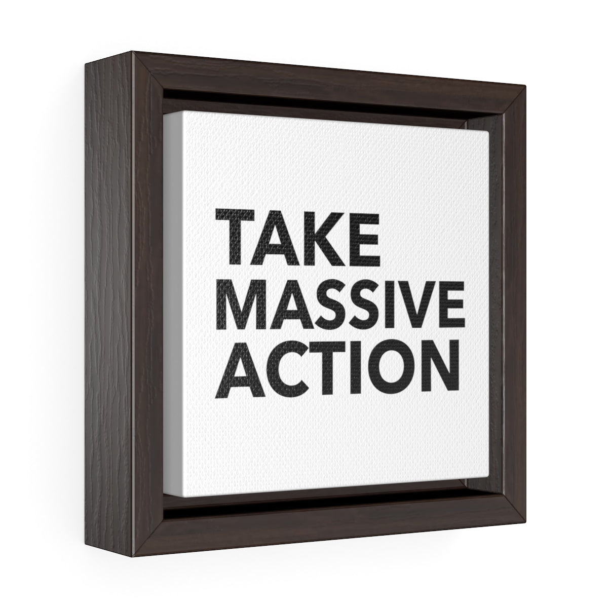 Take Massive Action  | Framed Gallery Canvas