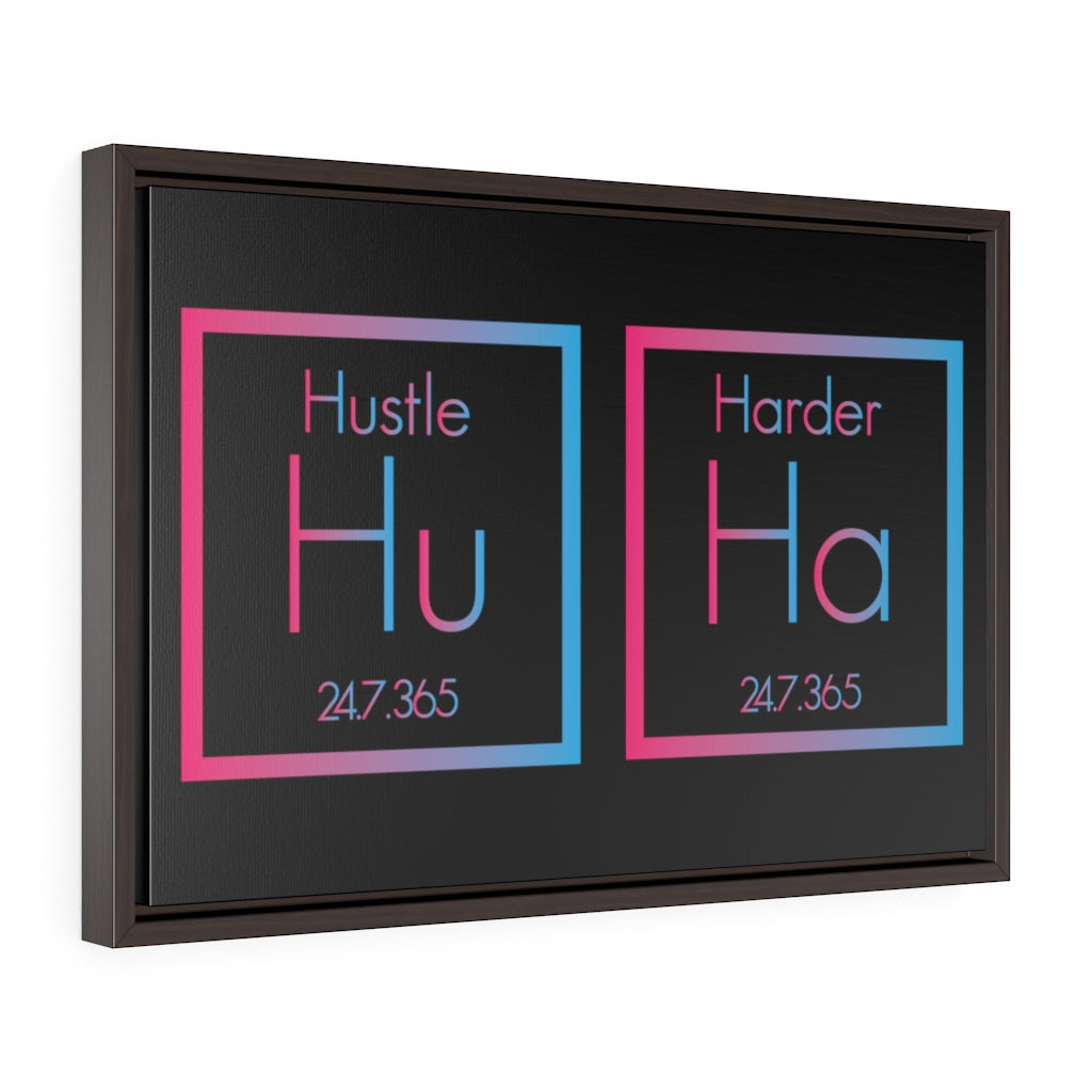Hustle Harder | Framed Gallery Canvas