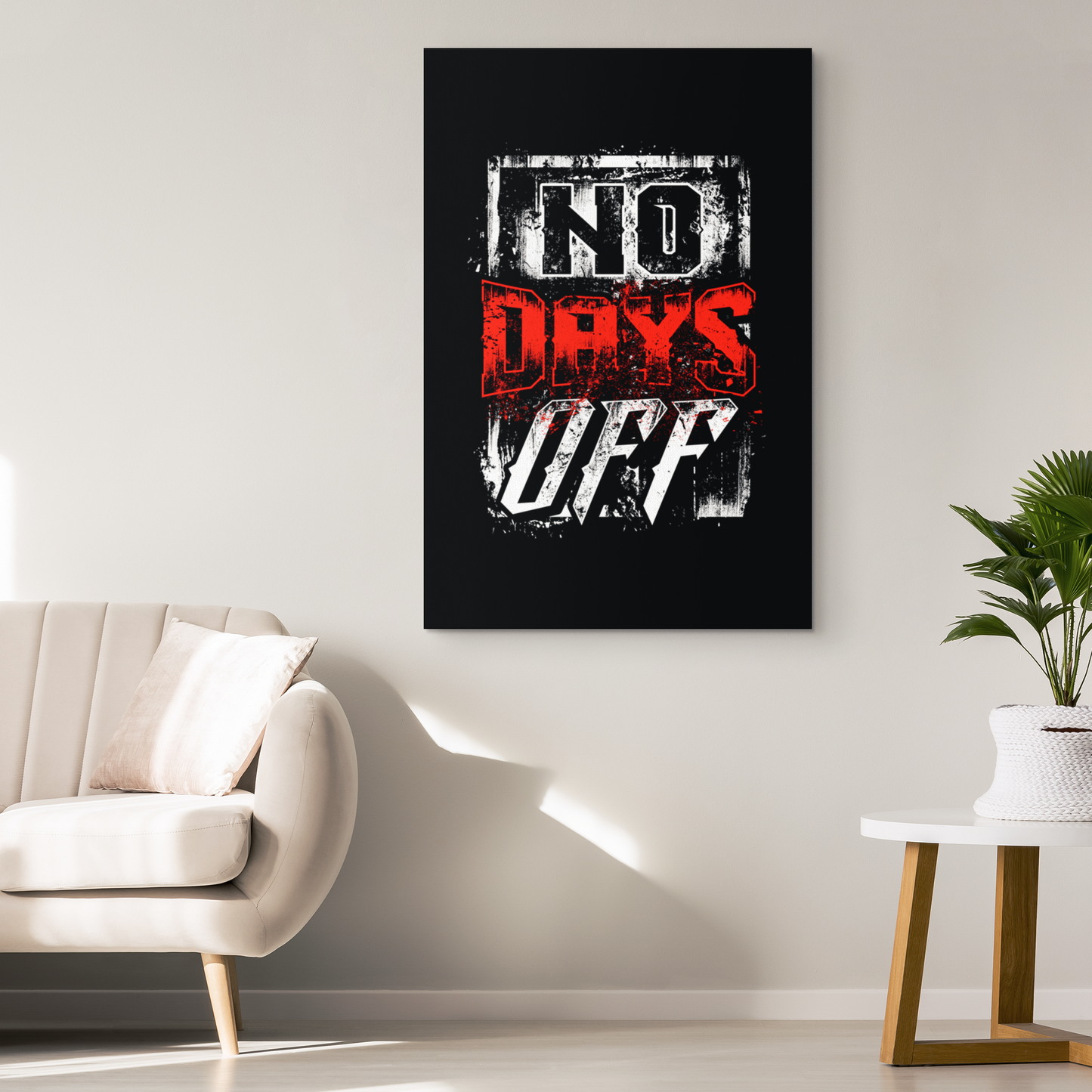 No Days Off | Canvas Art