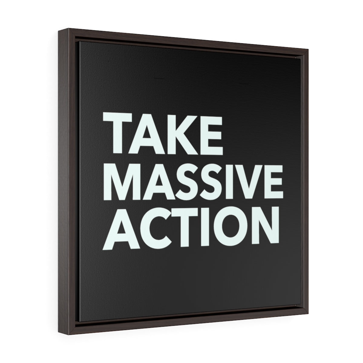 Take Massive Action | Framed Gallery Canvas