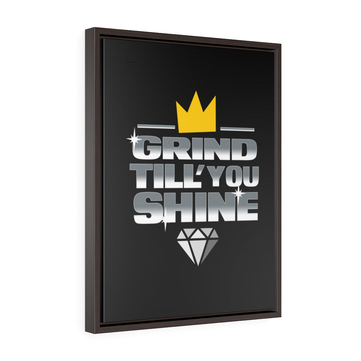 Grind Till You Shine | Framed Gallery Canvas