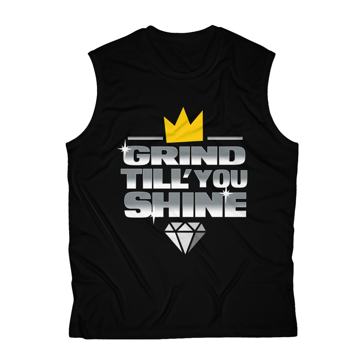 Grind Till You Shine | Men's Sleeveless Performance Tee