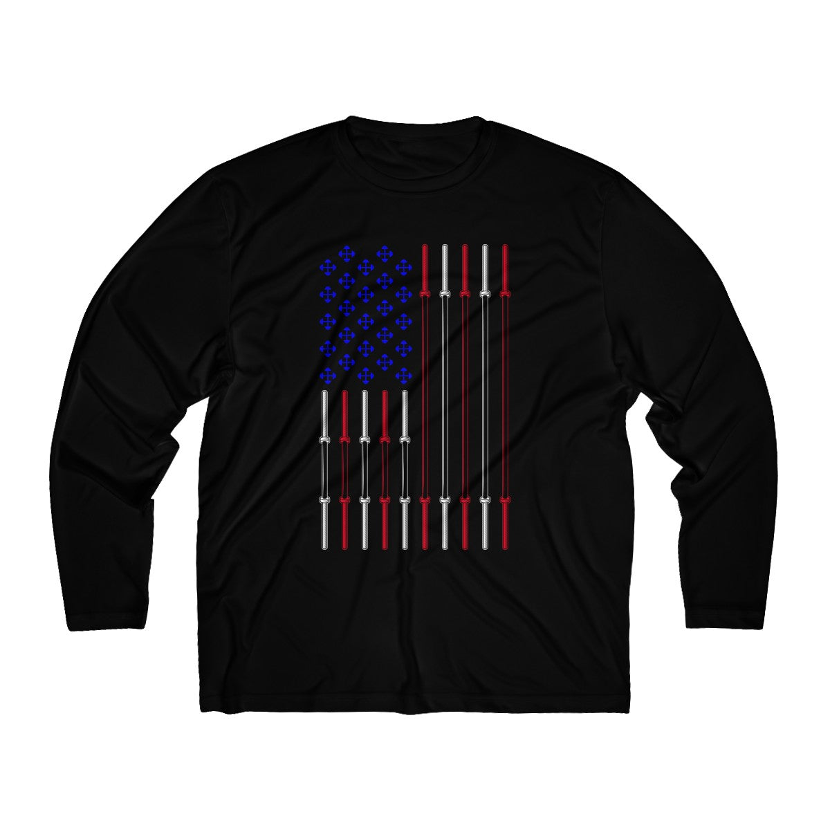 Fitness Flag | Men's Long Sleeve Moisture Absorbing Tee