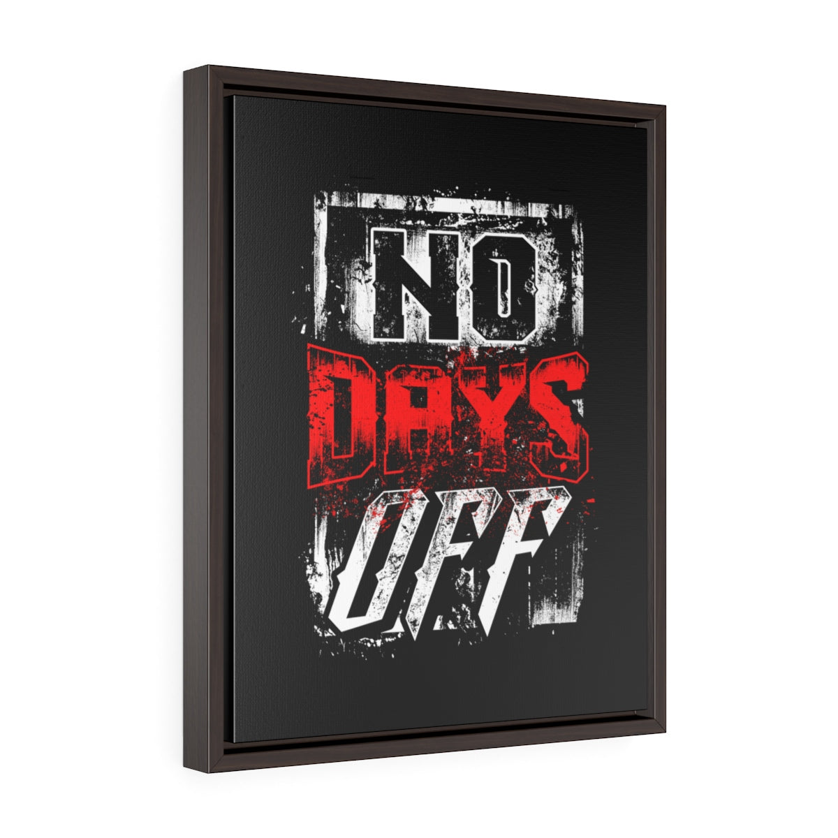 No Days Off | Framed Gallery Canvas