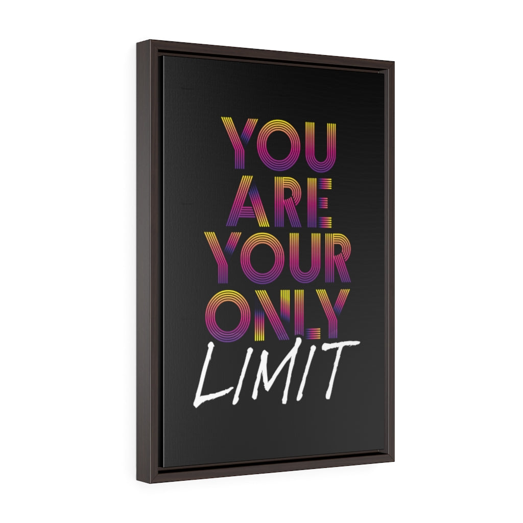 You Are Your Only Limit Mono | Framed Gallery Canvas