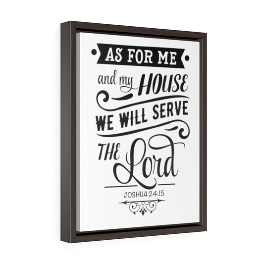 We Serve The Lord | Framed Gallery Canvas