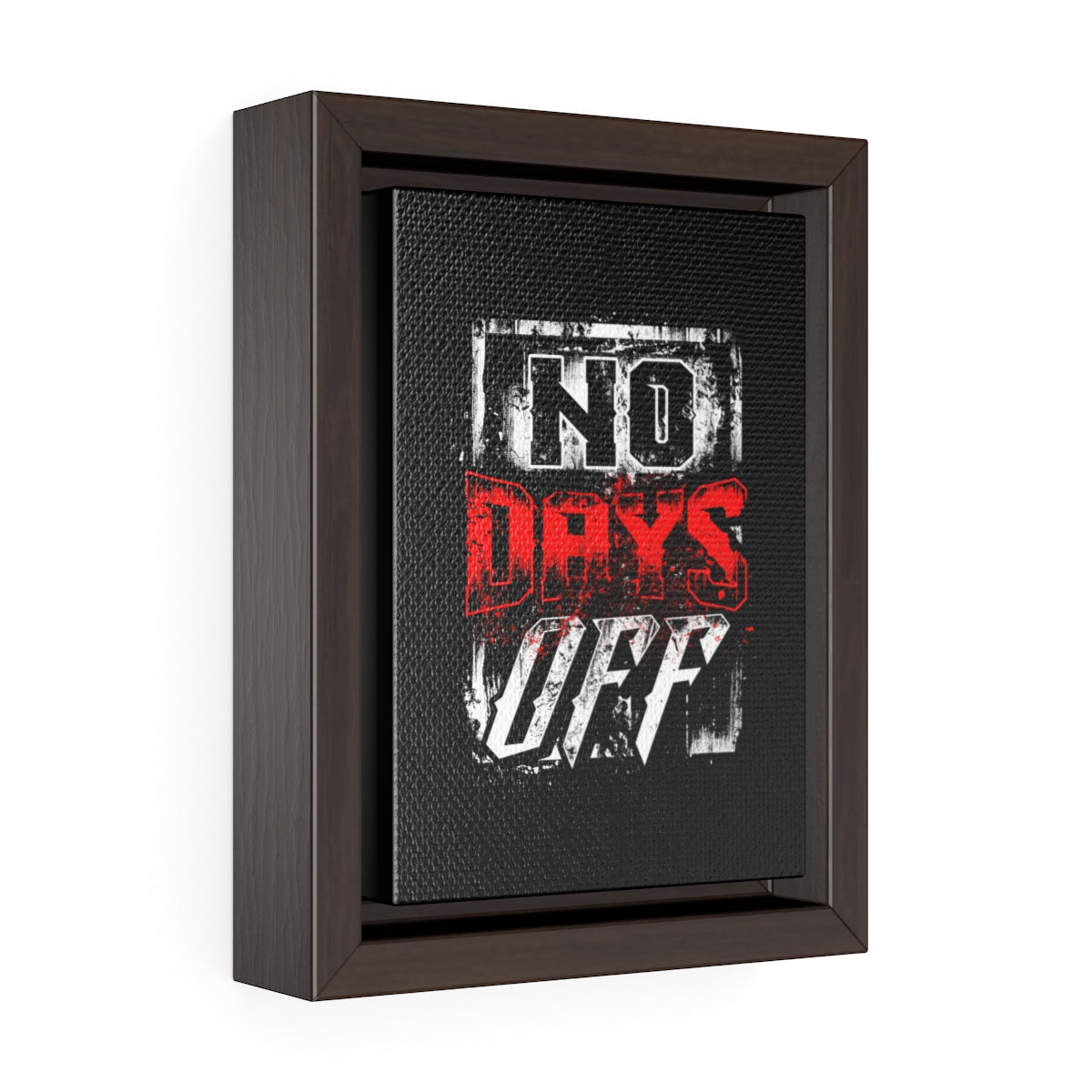 No Days Off | Framed Gallery Canvas