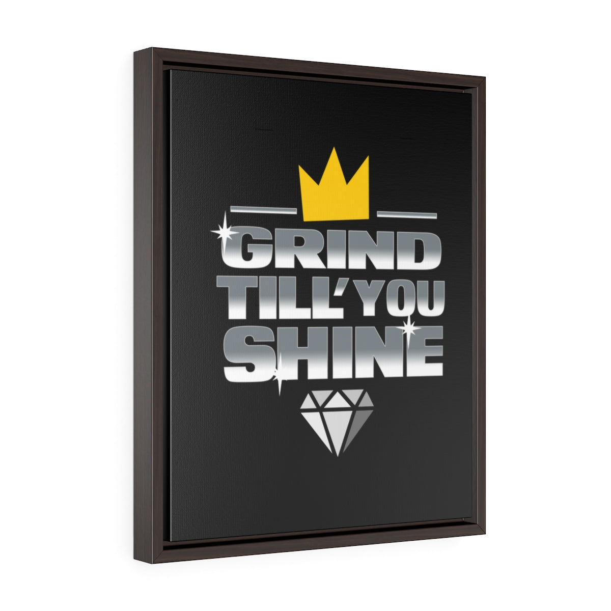 Grind Till You Shine | Framed Gallery Canvas