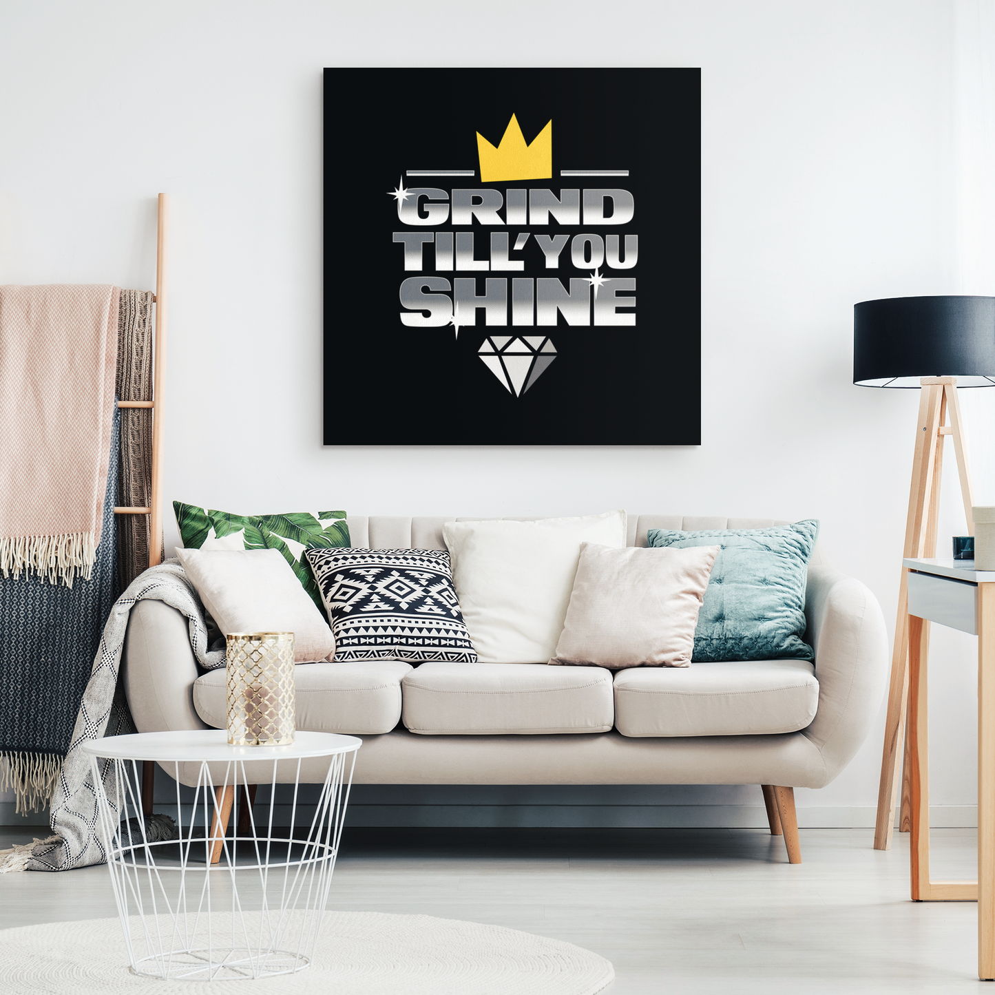 Grind Till You Shine | Canvas Art