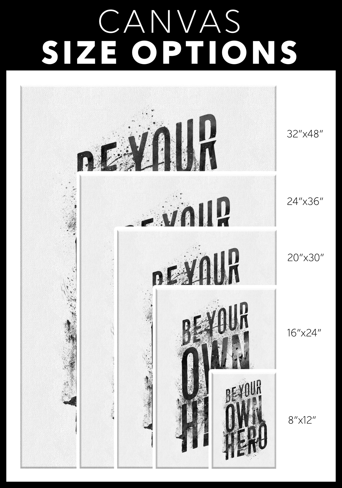 Be Your Own Hero | Canvas Art